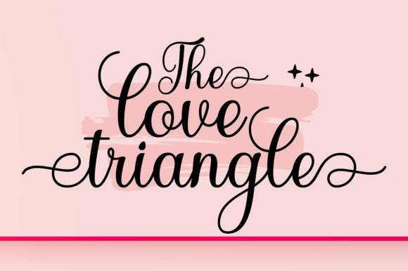 Painting Love Font Poster 2