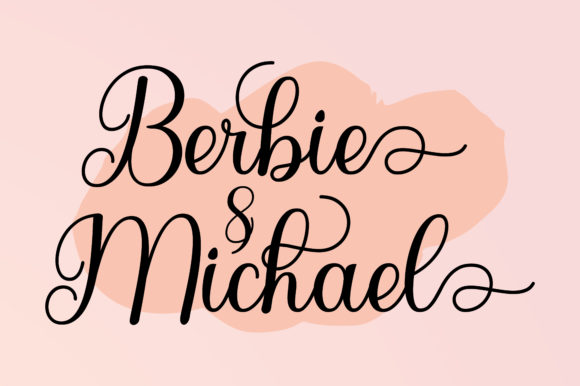 Painting Love Font Poster 3