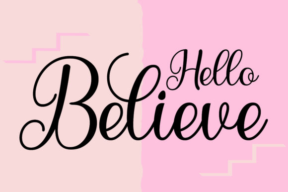 Painting Love Font Poster 5