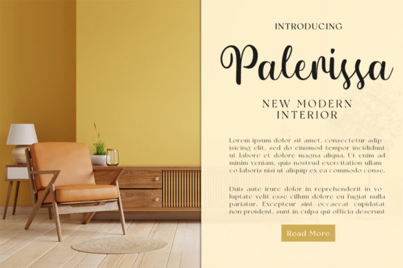 Palerissa Font Poster 5