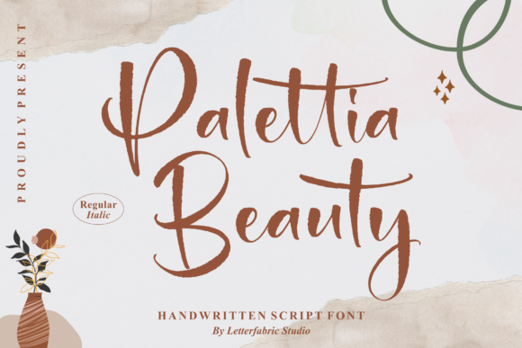 Palettia Beauty Font Poster 1
