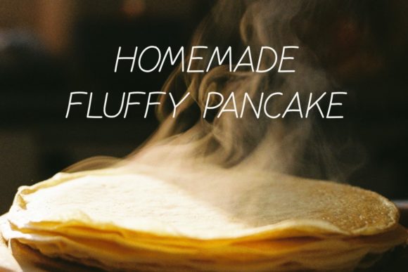 Pancakes Font Poster 2