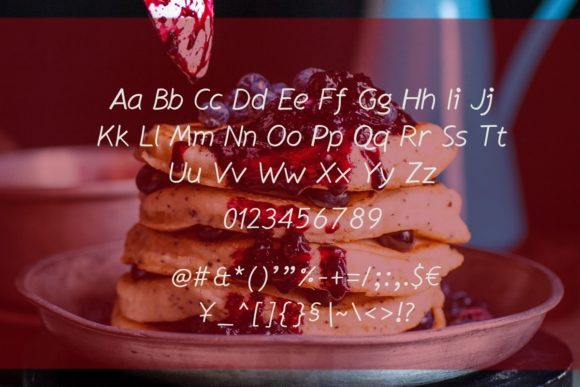 Pancakes Font Poster 7