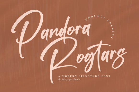 Pandora Rogtars Font Poster 1