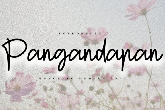 Pangandaran Font Poster 1