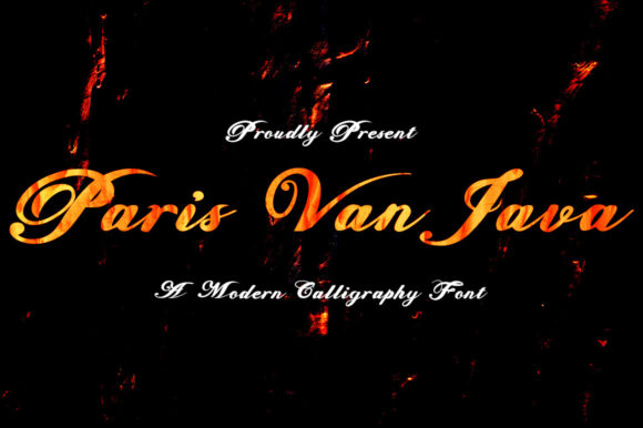 Paris Van Java Font Poster 1