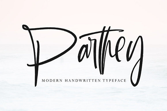 Parthey Font Poster 9