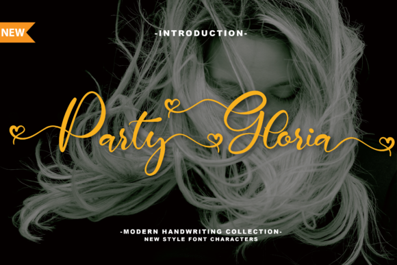 Party Gloria Font Poster 1