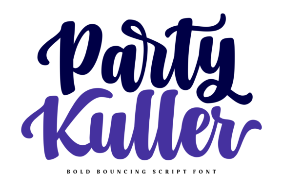 Party Kuller Font Poster 1