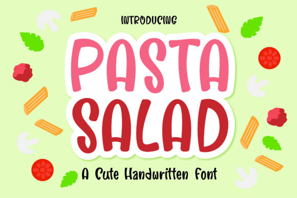 Pasta Salad Font Poster 1