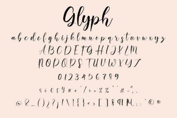 Pastella Font Poster 3