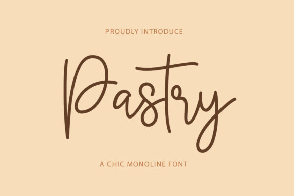 Pastry Font Poster 1