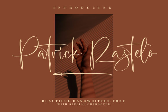 Patrick Rastelo Font Poster 1