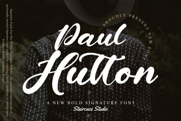 Paul Hutton Font Poster 1