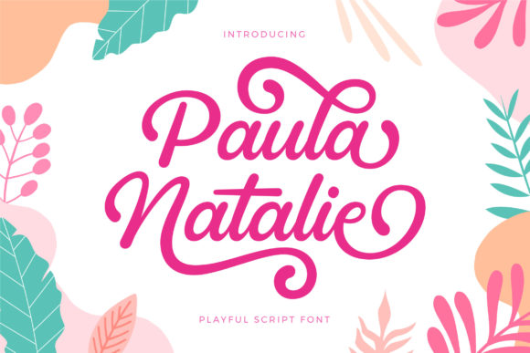 Paula Natalie Font Poster 1