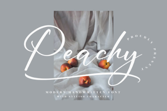 Peachy Font Poster 1