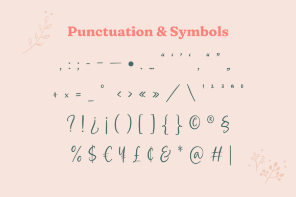 Peachy Sun Font Poster 9