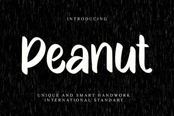 Peanut Font Poster 1