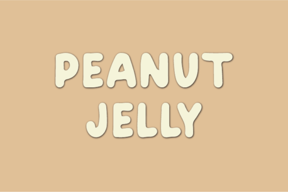 Peanut Jelly Font Poster 1