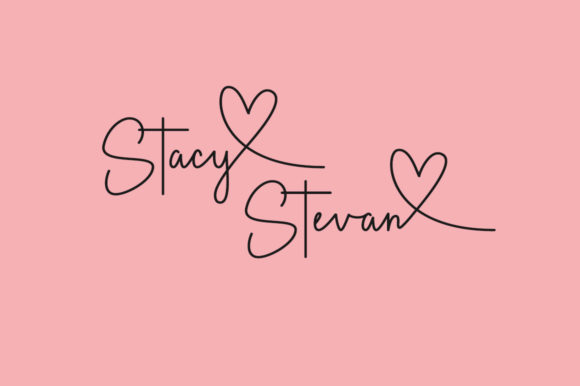 Pearl Stacy Font Poster 3