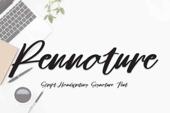 Pennature Font Poster 1