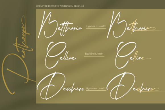 Penthagon Font Poster 3