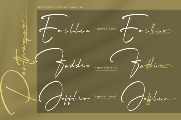 Penthagon Font Poster 4