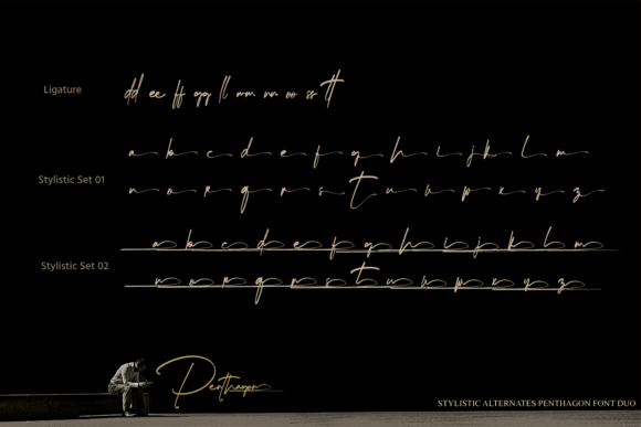 Penthagon Font Poster 10