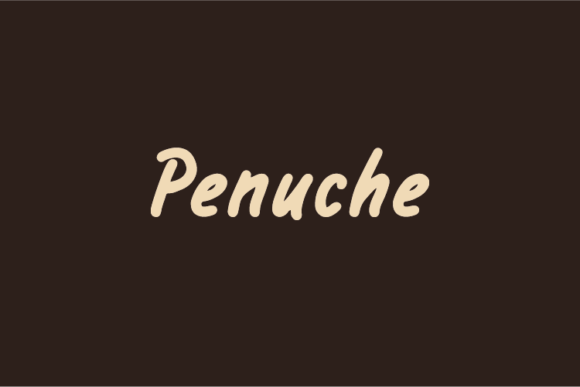 Penuche Font Poster 1