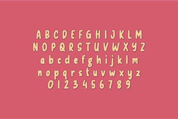 Peonella Font Poster 2