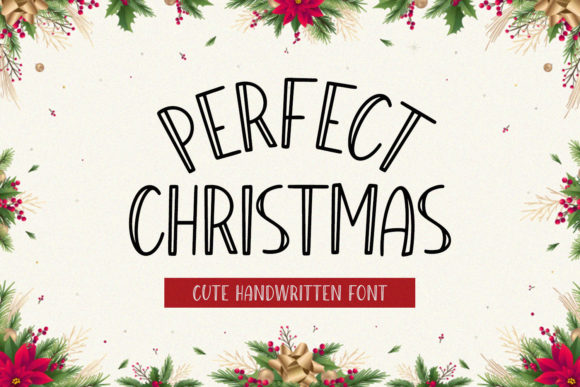 Perfect Christmas Font Poster 1