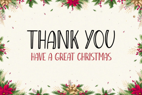 Perfect Christmas Font Poster 7