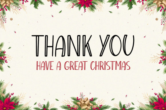 Perfect Christmas Font Poster 7