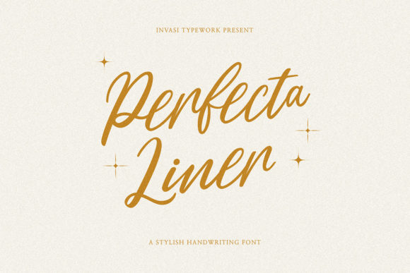 Perfecta Liner Font Poster 1