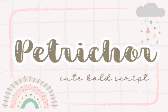 Petrichor Font Poster 1