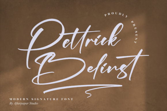 Pettrick Belinst Font Poster 1