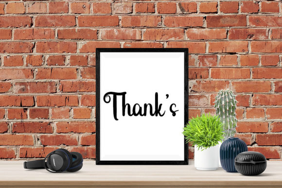 Photo Frame Font Poster 6