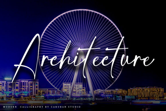 Photographer Font Poster 3