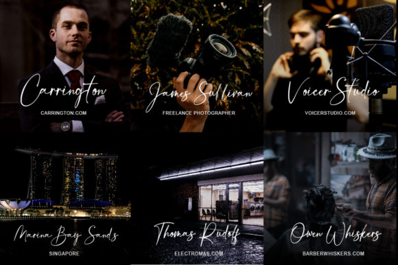 Photographer Font Poster 8