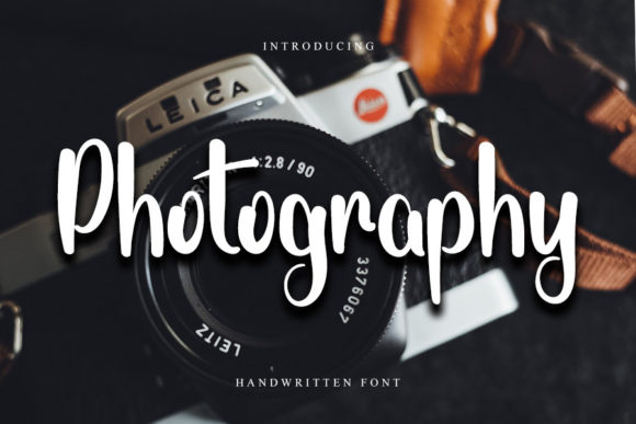 Photography Font Poster 1