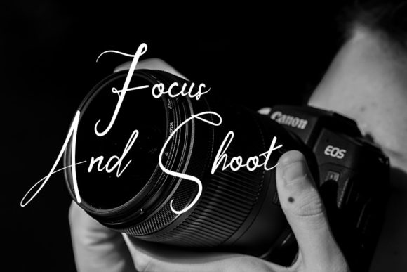 Photography Font Poster 5