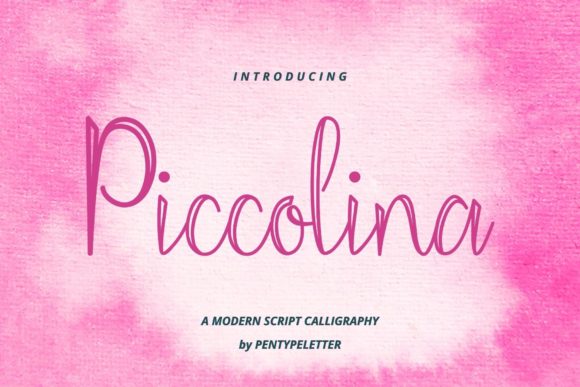 Piccolina Font Poster 1
