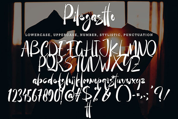 Pilegastto Font Poster 9