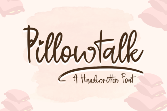 Pillowtalk Font Poster 1