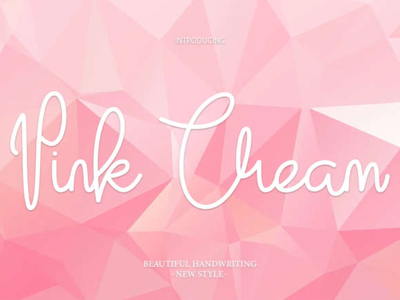 Pink Cream Font