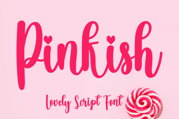 Pinkish Font Poster 1