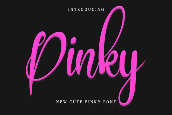 Pinky Font Poster 1