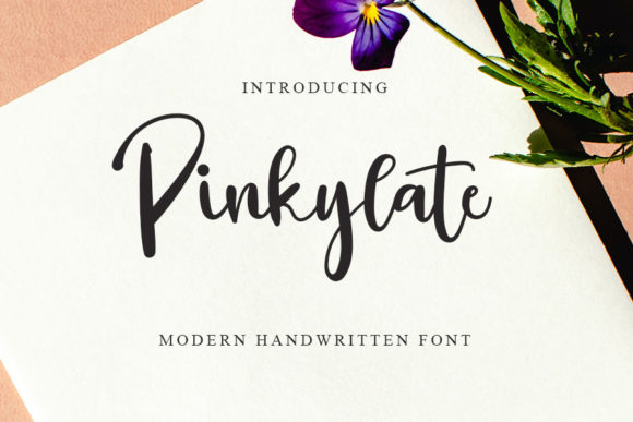 Pinkylate Font Poster 1