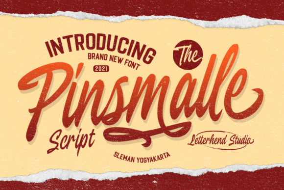 Pinsmalle Font Poster 1