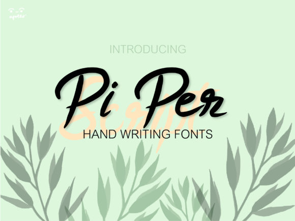 Piper Script Font Poster 1